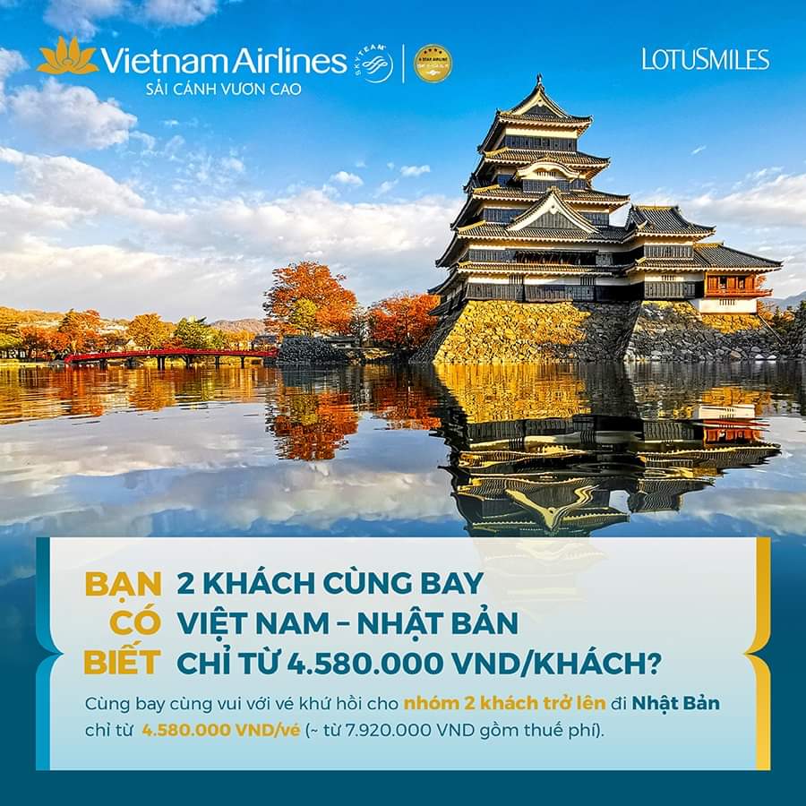 BAY NHẬT BẢN CHỈ TỪ 4.580.000 VND/KHỨ HỒI