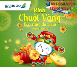 THẦN TÀI ĐẾN ĐẮC LỘC CÙNG BAMBOO AIRWAYS