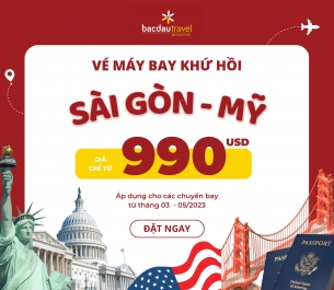 ƯU ĐÃI NHƯ Ý - BAY LIỀN TỚI MỸ
